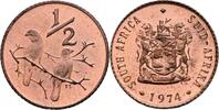 S&uuml;dafrika 1/2 Cent 1974 S&uuml;dafrika, 1/2 Cent 1974 vz / stfr 2,50 EUR  zzgl. 8,90 EUR Versand