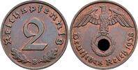 Deutsches Drittes Reich 2 Reichspfennig 1938 B Deutsches Drittes Reich, ... 2,50 EUR  zzgl. 8,90 EUR Versand