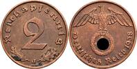 Deutsches Drittes Reich 2 Reichspfennig 1938 J Deutsches Drittes Reich, ... 2,50 EUR  zzgl. 8,90 EUR Versand