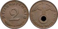 Deutsches Drittes Reich 2 Reichspfennig 1940 D Deutsches Drittes Reich, ... 3,50 EUR  zzgl. 8,90 EUR Versand