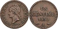 Frankreich Un (1) Centime 1850 A Frankreich, Un (1) Centime 1850 A ss 28,00 EUR  zzgl. 8,90 EUR Versand