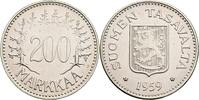 Finnland 200 Markkaa 1959 S Finnland, 200 Markkaa 1959 S vz / stfr 80,00 EUR  zzgl. 8,90 EUR Versand