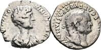 ROM Lot 2 Stk. Denare Vespasianus 69-79, Caracalla 198-217 -