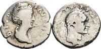 ROM, Kaiserzeit 2x Denare Faustina +141, Frau des Antonius Pius -