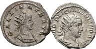 2x Antoniniane  ROM, Kaiserzeit Gallienus 259-268, Valerianus I. 253-260 s bis ss