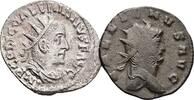2x Antoniniane  ROM, Kaiserzeit Gallienus 259-268, Valerianus I. 253-260 s bis ss-