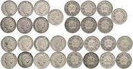 Schweiz Lot 15 Stück 20 Rappen div. Jahrgänge von 1881 bis 1921 -