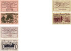 Österreich, Abstetten 50,20,10 Heller Notgeldscheine / inklusive Einsteckkarte mit Schutzfolie -