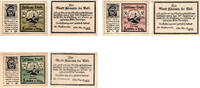 Österreich, Kematen bei Wels 80,50,20 Heller Notgeldscheine / inklusive Einsteckkarte mit Schutzfolie -