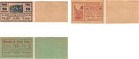 Österreich, Neuhaus i. Wienerwald 50,20,10 Heller Notgeldscheine / inklusive Einsteckkarte mit Schutzfolie -