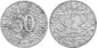 50 Pfennig ohne Jahr Deutschland, Bremen selten! Notgeld ss+, korrodiert