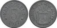 5 Pfennig 1917 Deutschland, Gerolzhofen Notgeld ss+