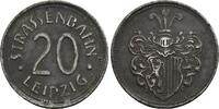 Deutschland, Leipzig 20 Pfennig Straßenbahnmarke / Notgeld -