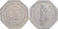 Deutschland, Nürnberg-Fürth 20 Pfennig Strassenbahnmarke / Nürnberger Madonna -