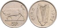 Irland 5 Pingin 1993 Irland, 5 Pingin 1993 vz 2,50 EUR  zzgl. 8,90 EUR Versand