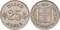 Island 25 Aurar 1966 Island, 25 Aurar 1966 vz 2,50 EUR  zzgl. 8,90 EUR Versand