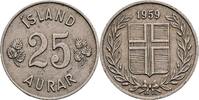 Island 25 Aurar 1959 Island, 25 Aurar 1959 vz 2,50 EUR  zzgl. 8,90 EUR Versand