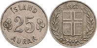 Island 25 Aurar 1957 Island, 25 Aurar 1957 vz 2,50 EUR  zzgl. 8,90 EUR Versand