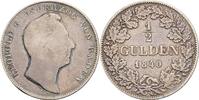Baden 1/2 Gulden Leopold I. 1830-1852 -