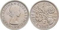 Großbritannien 6 Pence Elizabeth II. -