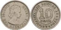 Malaya und Britisch Borneo 10 Cents Elizabeth II. -