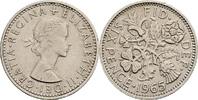 Großbritannien 6 Pence Elizabeth II. -