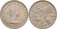Großbritannien 6 Pence Queen Elizabeth II. -
