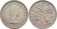 Großbritannien 6 Pence Queen Elizabeth II. -