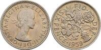 Großbritannien 6 Pence Queen Elizabeth II. -