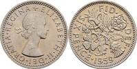 Großbritannien 6 Pence Queen Elizabeth II. -
