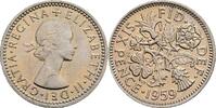 Großbritannien 6 Pence Queen Elizabeth II. -
