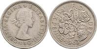 Großbritannien 6 Pence Queen Elizabeth II. -