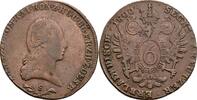 RDR, Österreich, Franz II. 6 Kreuzer -