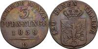 Preussen 3 Pfennige -