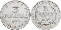 Deutsches Reich 3 Mark (Verfassungstag 11. August 1922) -