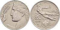 Italien, Victor Emanuel III. 1900-1946 20 Centesimi -