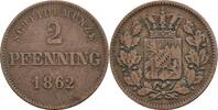Bayern, Maximilian II. Joseph 1848-1864 2 Pfennig -