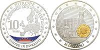 Monaco Medaille 10 Jahre Wirtschafts- und Währungsunion Monaco -