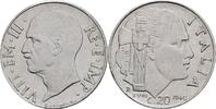 Italien, Victor Emanuel III. 1900-1946 20 Centesimi -