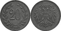 Österreich, Karl I., 1916-1918 20 Heller -