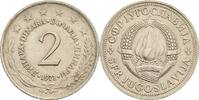 Jugoslawien 2 Dinara 1971 ss