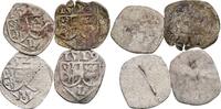 Erzbistum Salzburg Lot 4 Stück Pfennige -