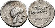 ROM Republik, L. Calpurnius Piso Frugi 90 v.Chr. Denar -