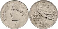 Italien, Victor Emanuel III. 1900-1946 20 Centesimi -