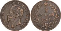 Italien, Victor Emanuel II. 1861-1878 2 Centesimi Victor Emanuel II. -