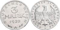 Deutsches Reich 3 Mark Verfassungstag 11. August 1922 -