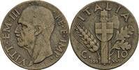 Italien, Victor Emanuel III. 1900-1946 10 Centesimi 1939 ss 2,50 EUR Differenzbesteuert nach §25a UStG zzgl. 10,00 EUR Versand