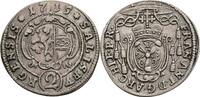 Erzbistum Salzburg, Harrach 1709-1727 Halbbatzen -