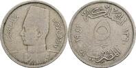 Ägypten 5 Milliemes Farouk I. 1936-1952 -
