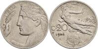 Italien, Victor Emanuel III. 1900-1946 20 Centesimi -
